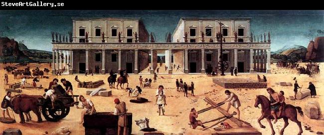 Piero di Cosimo The Building of a Palace